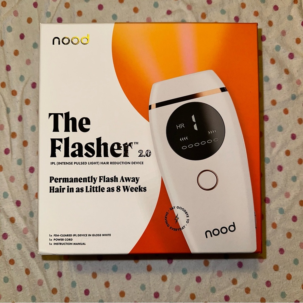 Nood The Flasher 2.0 IPL Hair Removal Device - Brand New in Box - Never Used
